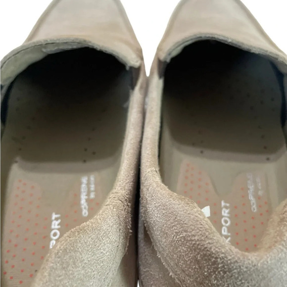 Rockport Adiprene By Adidas Beige Suede Boat Loafers US 9.5. - Picture 8 of 16